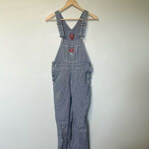 Dickies Striped Denim Overalls
